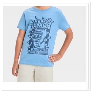 Cat & Jack Boys Short Sleeve Top Of The Leaderboard Graphic T-Shirt